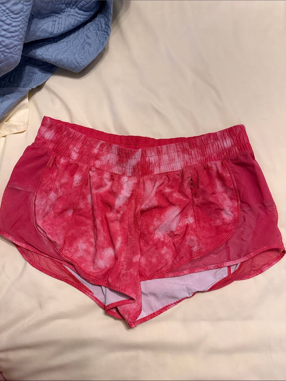 Women’s Lululemon Pink Tie-Dye Athletic Shorts
